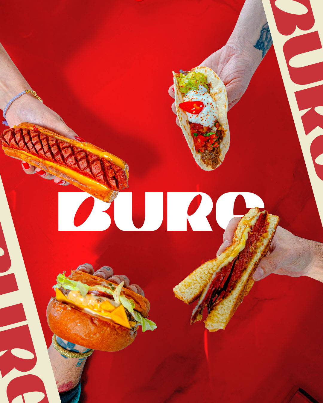 Burg Burger Feed Design